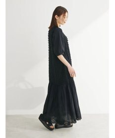 Green Parks ■ＥＳＣＡＲ　ウェーブカット×ローン刺繍ワンピース