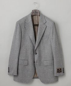 GOTAIRIKU 【DELFINO】ナポリジオメトリックツイード ジャケット_グレー