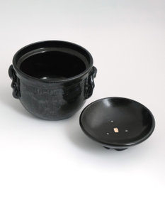 たち吉 【たち吉】黒釉ご飯鍋(三合）〈１個〉信楽焼