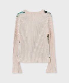 Paul Smith 【洗える】Lens Blur Botanical コンビ ニット