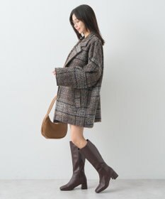 earth music&ecology オーバーテーラードジャケット　チェック