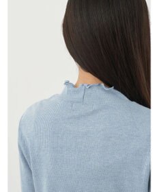 earth music&ecology ラメテレコハイネックプルオーバー