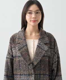 earth music&ecology オーバーテーラードジャケット　チェック