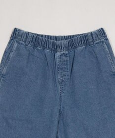 WEGO 【ユニセックス着用ITEM/ウエストゴム】ユルフィットデニムイージーパンツ