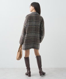 earth music&ecology オーバーテーラードジャケット　チェック