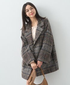 earth music&ecology オーバーテーラードジャケット　チェック