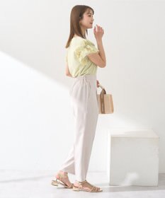 earth music&ecology 接触冷感テーパードパンツ