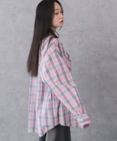 WEGO チェックBIGシャツ