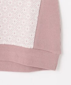 組曲 KIDS 【150-160㎝】 フロストフラワージャガード トレーナー