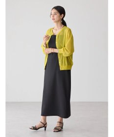 AMERICAN HOLIC バイカラーシアーニットカーディガン