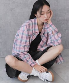 WEGO チェックBIGシャツ