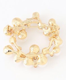 ANY サークルパールブローチ