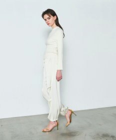 GRACE CONTINENTAL リブニットトップ