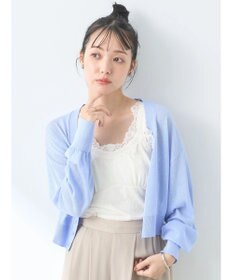 earth music&ecology シアーラメＶネックカーディガン