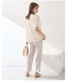 earth music&ecology 接触冷感テーパードパンツ