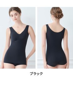 BRADELIS New York 【Yukine inc. 】ゆきねえ365綿混モアらくフルカップブラキャミ23 補正下着 締め付けすぎない快適シェイパー