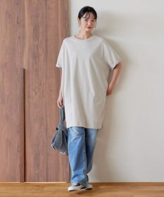 AMERICAN HOLIC 袖ロールアップカットチュニック