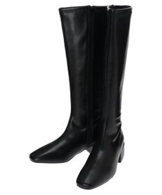 Green Parks ・ｍｉｎｉａ　ローヒールストレッチロングブーツ