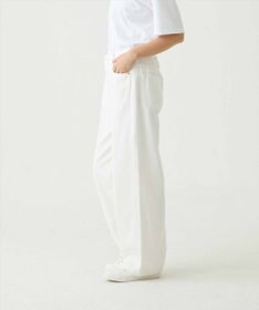 caqu Linen sagging wide pants ワイドシルエットリネンデニム
