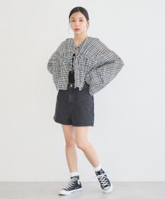 earth music&ecology ワッシャードロスト羽織りシャツ