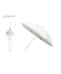 MOONBAT 【一級遮光/晴雨兼用】LANVIN en Bleu (ランバン オン ブルー)  折りたたみ日傘 シャイニーフリル 遮光 遮熱 UV