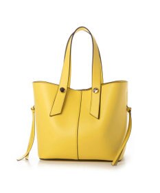 UNBILLION cachecache スタッズポイント両面合皮2wayトートバッグ