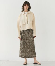 BEIGE， 【洗える】CUPHEA / アウトポケットジャケット