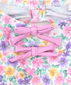 ANY KIDS 小花柄 セパレート水着