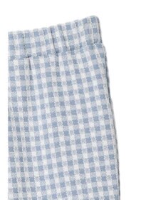 earth music&ecology チェックフレアイージーパンツ