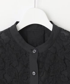 自由区 【SHIHOさん着用】レースブロッキング ブラウス