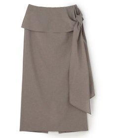 BEIGE， 【イージーケア・セットアップ対応】BATEAU / サイドディテール Iラインスカート
