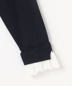 組曲 【WEB限定】レースフリルスタンド ニット