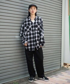 WEGO 【ウエストゴム/SMLサイズ展開/ユニセックス着用ITEM】チノイージーストレートパンツ