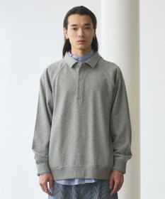 J.PRESS YORK STREET 【UNISEX】ラガータイプラグラン 裏毛トレーナー