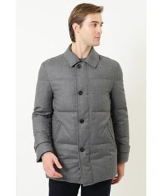 DAKS ウールフラノミドル丈ジャケット