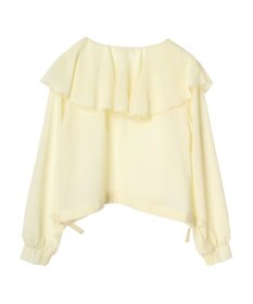 earth music&ecology ラッフルシアードロストブラウス