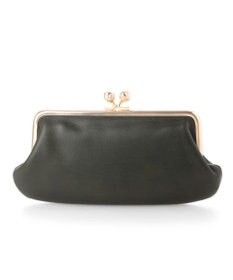 UNBILLION perche フラグメントケース付きアンティーク調ガマグチ長財布