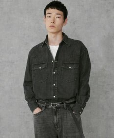 WEGO デニムウエスタンシャツ（LS）