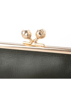 UNBILLION perche フラグメントケース付きアンティーク調ガマグチ長財布