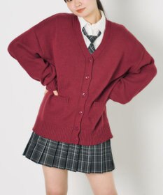 WEGO 【SCHOOL ITEM】ニットカーディガン