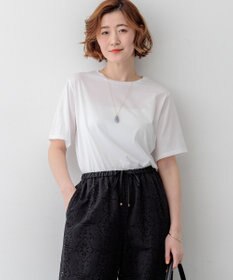 23区 S 【先行予約/見上愛さん着用】シアーコンフォート クルーネック Tシャツ