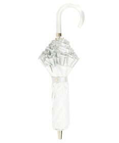 MOONBAT 【一級遮光/晴雨兼用】LANVIN en Bleu (ランバン オン ブルー)  折りたたみ日傘 シャイニーフリル 遮光 遮熱 UV