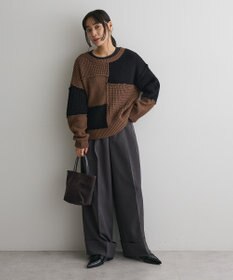 CRAFT STANDARD BOUTIQUE パッチワークニットプルオーバー