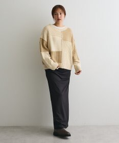 CRAFT STANDARD BOUTIQUE パッチワークニットプルオーバー