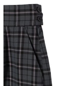 earth music&ecology チェックナロースカート