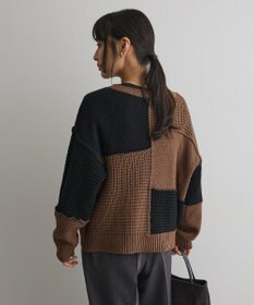 CRAFT STANDARD BOUTIQUE パッチワークニットプルオーバー