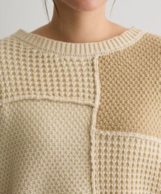 CRAFT STANDARD BOUTIQUE パッチワークニットプルオーバー