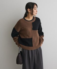 CRAFT STANDARD BOUTIQUE パッチワークニットプルオーバー