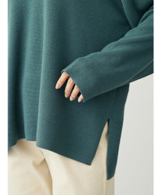 Green Parks 洗える　ミラノリブ編みニットプルオーバー