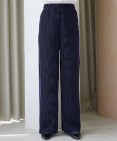 Tiaclasse L クリスタルプリーツパンツ